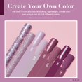 thumbnail image 4 of Set de polvos para uñas AZUREBEAUTY Purple Glitter, juego de 4 colores, 4 of 8