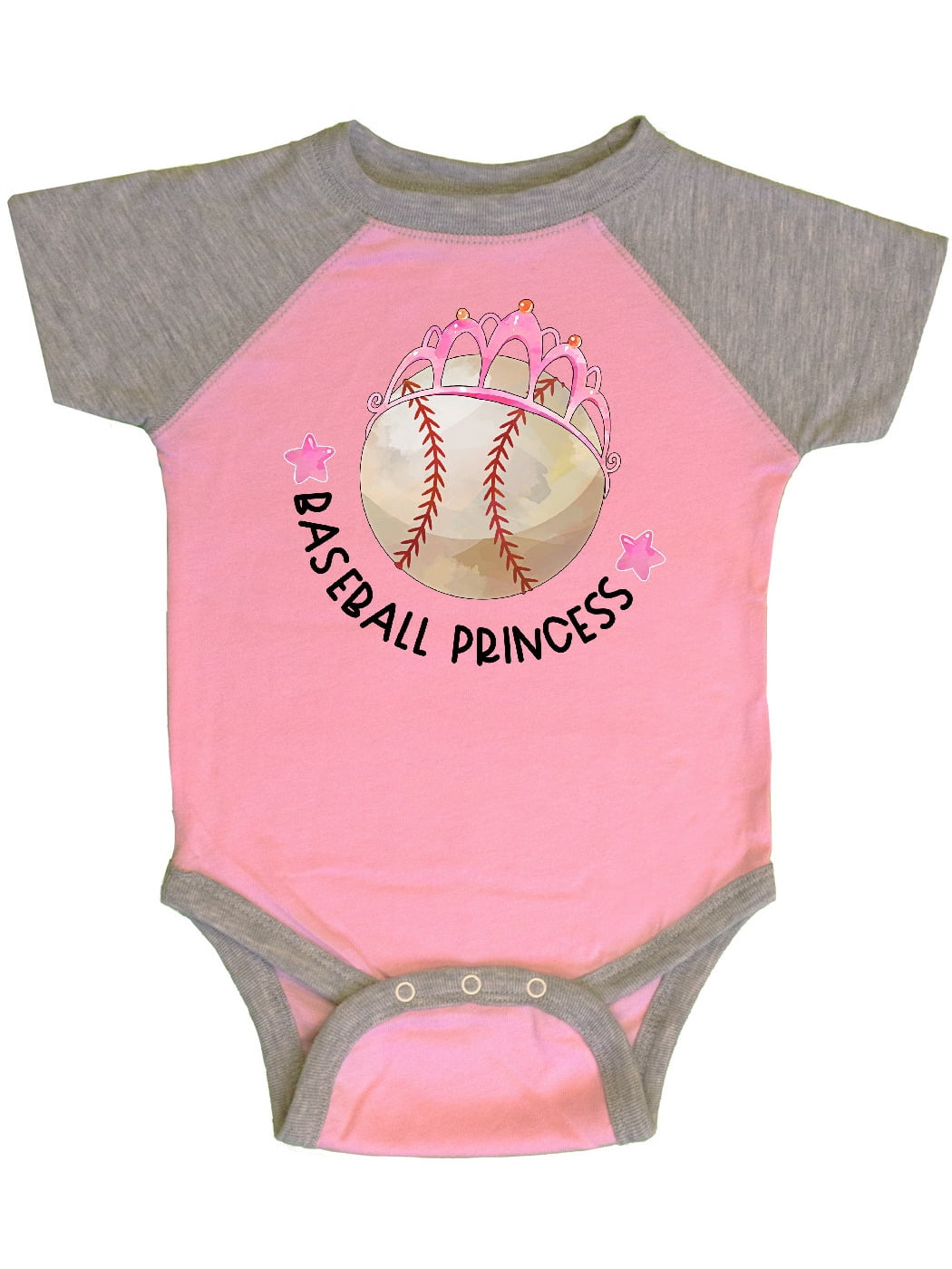 inktastic Baseball Princess Tiara Infant Creeper 