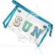 thumbnail image 1 of Clear Makeup Bag Sunscreen Pouch Beach Vacation Essentials Waterproof Summer Stuff Travel Toiletry Purse for Women Teen Girl Personalized Easter Gifts with Preppy Chenille Letter Blue SUN, 1 of 5