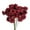 Q, variant on Artificial Flower Dark Red Rose 3pcs Real Looking Fake Roses w/Stem for DIY Wedding Bouquets Centerpieces Arrangements Party Baby Shower Valentines Day Christmas Tree Decorations