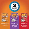 Friskies Wet Pouches Cat Food, 24 Pack Variety Pack, Poultry Sensations