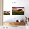 thumbnail image 4 of Elephant Stock Thomas Moulton Barn Wall Art - Horizontal Canvas Wall Art - Living Room Wall Decor - Architecture Canvas - Brown And Purple Decor - 12" x 8", 4 of 8