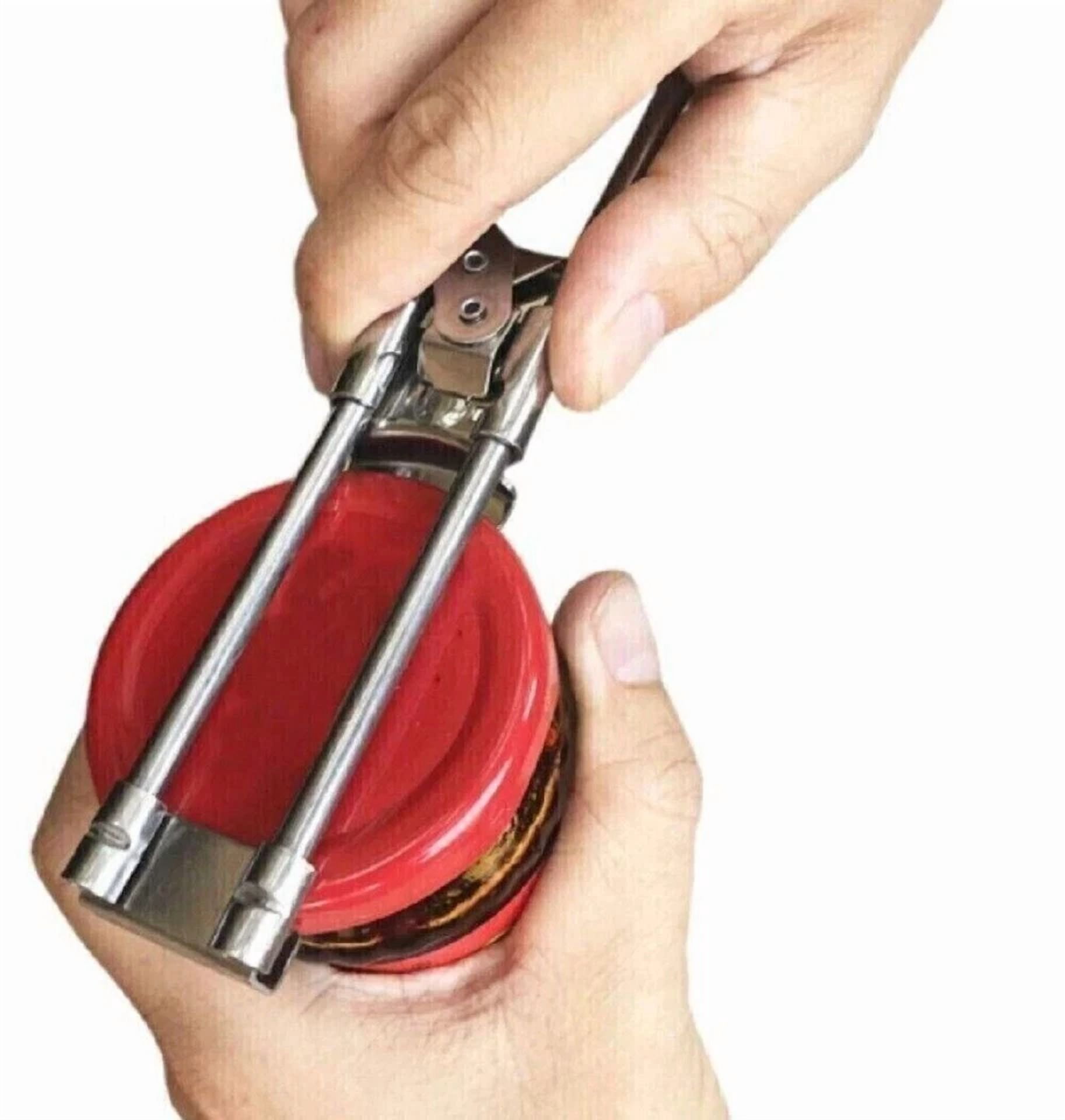 Stainless Steel Can Opener Multifunctional Adjustable Jar Lid Gripper Tool