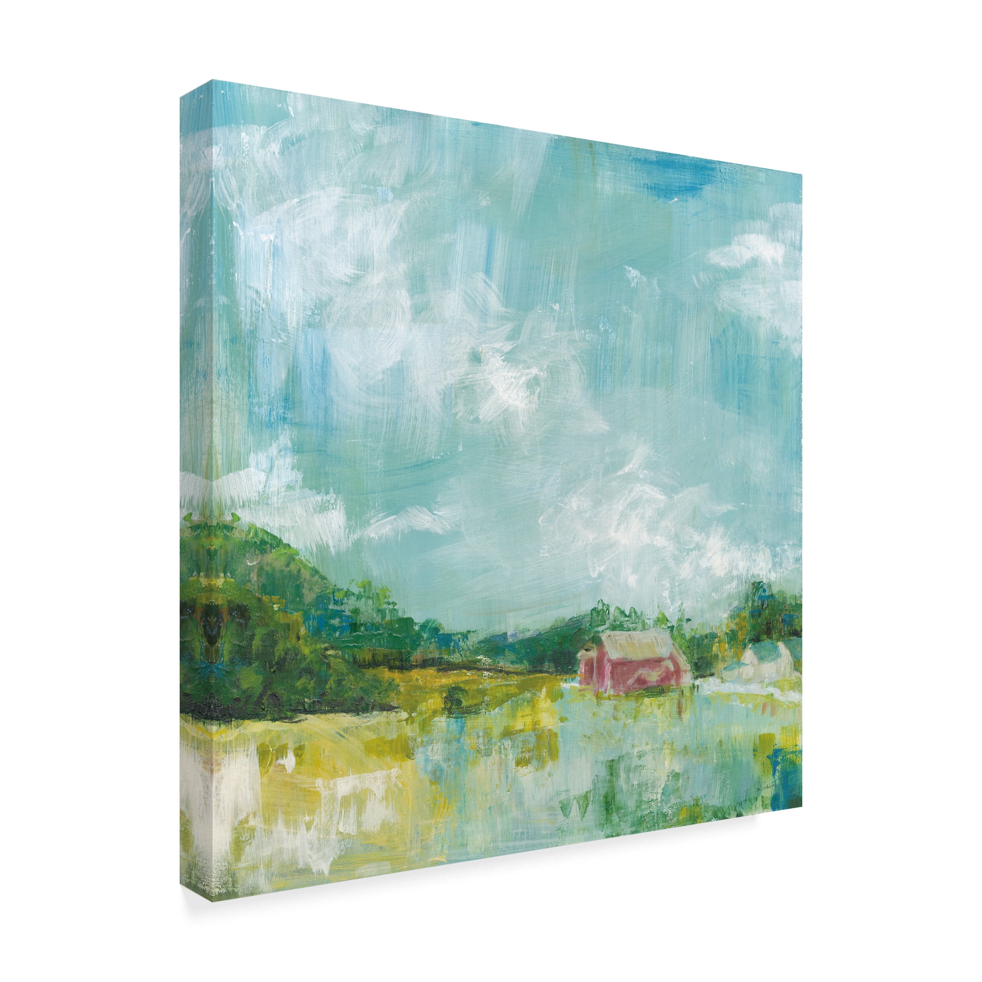 Trademark Fine Art 'Horizon Farm' Canvas Art by Sue Schlabach