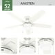 thumbnail image 2 of Ventilador de Techo Hunter Anisten 132 cm Interior Blanco con Luz LED, 2 of 9