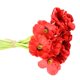 thumbnail image 3 of Flor artificial oficina en casa simulación Floral decoración boda fiesta PU Flor falsa, rojo 10 Piezas sidaley HA000017-05B, 3 of 6