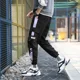 thumbnail image 3 of Pantalones Cargo Apilados Negros Para Hombre Para Hombre Hip Hop Moda Callejera Ropa De Algodón Barata Y2k Talla Grande Largo Más Barato Casual, 3 of 5