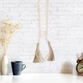thumbnail image 7 of ETHZZLE Farmhouse Rustic Wood Beaded Garland with Ivory Wood Beads and Jute Twine, 1 Piece Home Decor, 7 of 7