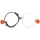 thumbnail image 1 of 2 piezas Pulsera con dijes de calabaza Pulsera de Halloween Pulsera decorativa Pulsera para niña, 1 of 7