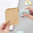 thumbnail image 2 of Cute Retractable Box Cutters, 3Pcs Cloud Shaped Mini Art Cutter Utility Knife Office School Stationery for Cutting Envelopes Letter Paper Cutting DIY Crafts, 2 of 7