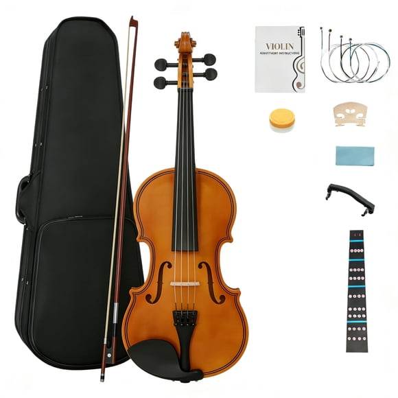 Violín acústico Ktaxon 1/4 con estuche y accesorios completos