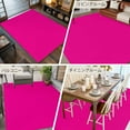 thumbnail image 6 of Rose Pink 5x7 Area Rugs, Farmhouse Solid Pink Color Modern Art Non-Skid Rubber Backing Large Rectangle Rugs - Living Room Bedroom Home Office, Indoor Floor Mat Carpets Washable Rug, 6 of 9