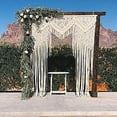thumbnail image 5 of Handmade Macrame Wall Decor Hanging - Bohemian Home Geometric Art Decor - Macrame Curtain-Macrame Wedding Backdrop for Christmas & Decorations (W 75 X L 85 INCH), 5 of 5