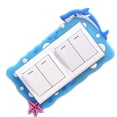thumbnail image 3 of Interruptor de luz lavable Enchufe de pasta Cubierta protectora Panel de interruptor de pared Etiqueta sin pasta de dibujos animados Eigraketly JJ21196-00, 3 of 6