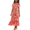 thumbnail image 3 of Nanette Lepore Women's Maxi Slub Dress With Bottom Fringe, Sizes XS-XXXL, 3 of 6