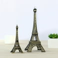thumbnail image 3 of Paris Eiffel Tower Figurine Statue Metal Crafts Vintage Figurine Model Miniatures Home Decoration Bronze Tone Travel Souvenirs, 3 of 6