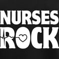 thumbnail image 3 of CafePress - Nurses Rock Women's Dark Pajamas - Women's Short Sleeve Print T-Shirt and Pants Dark Cotton Pajama Set, 3 of 7