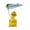 Yellow, variant on SUYOLL Duck Holding Leaf Statue Figurine Cartoon Animal Sculpture Garden Animal Statue For Home Ornaments