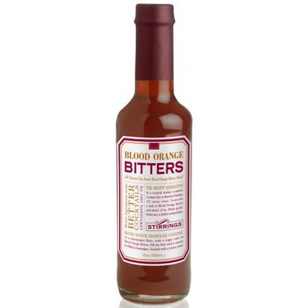 (2 pack) (2 Bottles) Stirrings Blood Orange Bitters, 12 Fl Oz