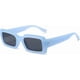 thumbnail image 1 of Thick Chunky Rectangle Sunglasses for Women Men Modern Small Square Sun Glasses Fashion Fat Narrow Frame Sunnies, 1 of 4