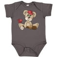 thumbnail image 3 of Inktastic Baseball Teddy Bear Boys Baby Bodysuit, 3 of 5