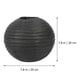 thumbnail image 3 of 1 Set 9pcs Halloween DIY Black Lantern Halloween and Ghost Festival Decorativo Colgante Linterna Decoraciones de Halloween (20cm Negro), 3 of 5