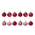 thumbnail image 1 of Adornos de bolas de Navidad inastillables Colco 12 piezas Rojo, 1 of 8