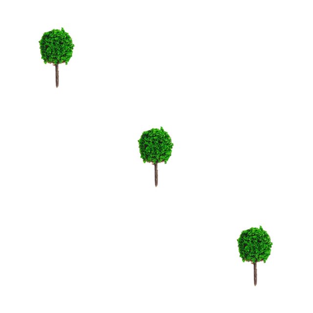Sidaley Modelo de paisaje estático, adorno DIY, planta de simulación, construcción de paisaje, accesorios, árboles en miniatura, decoración de Type1 NO1