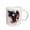 White, variant on 3drose, Red White and Blue Image of Watercolor Eagle in Flight, 11oz Mug