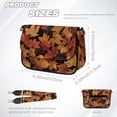 thumbnail image 7 of ZUXONGSY Maple Leaf Print Shoulder Bag for Women Mini Crossbody Travel Purse Small Satchel with Adjustable Wide Strap for Shopping Working, 7 of 7