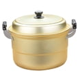 thumbnail image 5 of Golden Aluminum Steamer Pot with Lid and Steaming Plate for Home Use Cooking Utensils 1 Piece, 5 of 8