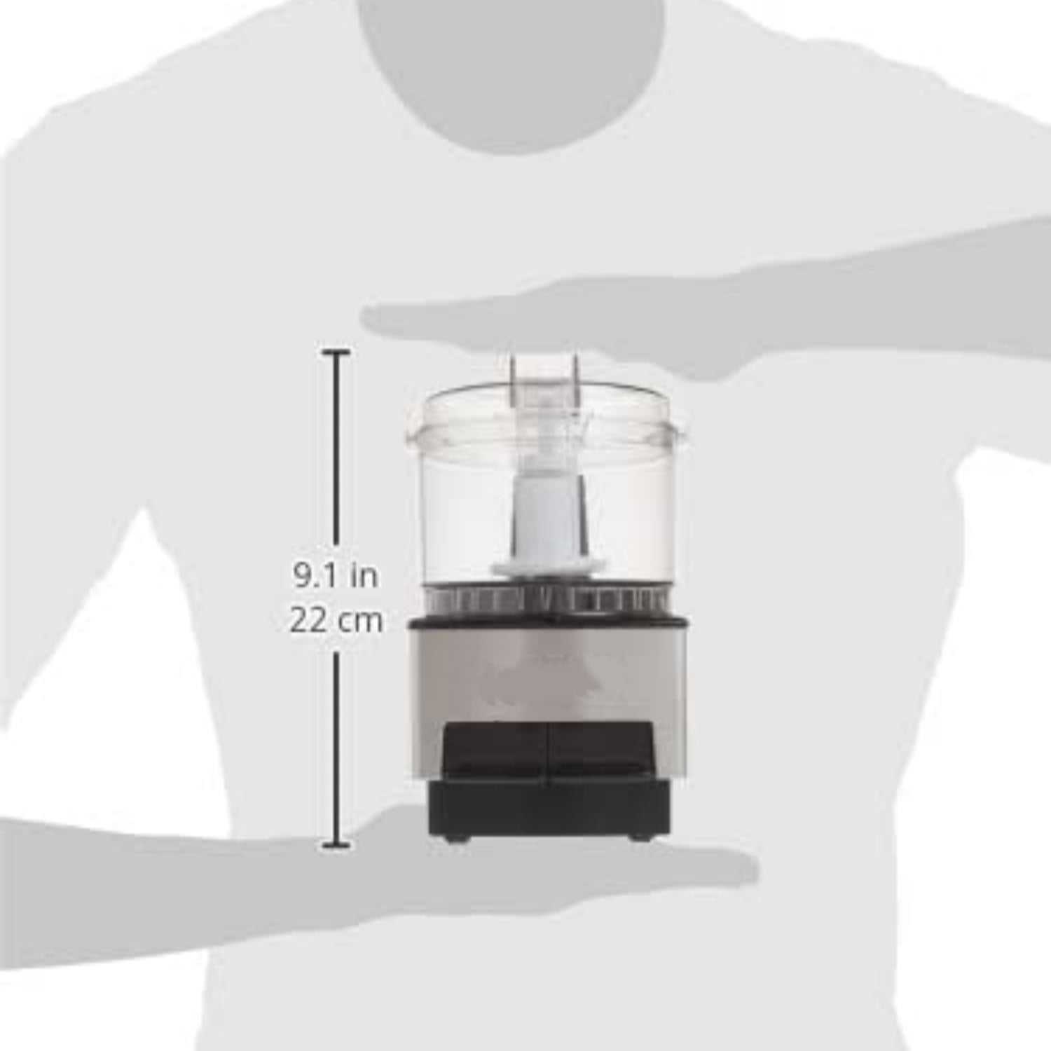 Food Processor Custom, 2.63 Cup, Silver