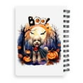 thumbnail image 2 of Happy Halloween Vampire Poodle BOO with Pumpkins Fun and Spooky Spiral Bound Journal Poodles Dog Lover Gifts Idea 5x7in Spiral Notebook - 00018, 2 of 5
