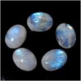 thumbnail image 2 of 48.00Cts. Wholesale Lot Blue Flashy White Rainbow Oval Jewelry Making A24-492, 2 of 3