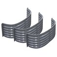thumbnail image 2 of Shape Products 37" W x 12" D x 12" H Straight Plastic Area Window Well for Basement Windows Outside-(4pk), 2 of 4
