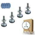 thumbnail image 3 of Adjustable Leveling Feet with Nut Bolt for Table Chair Furniture Foot 4/5 Set, 3 of 4
