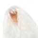 thumbnail image 2 of M Buder Peluca para muñeca BJD 1/3 Pelo Largo Ondulado de Alambre de Alta Temperatura Blanco, 2 of 9