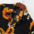 thumbnail image 4 of TIHLMK T-Shirts pour Hommes Chemise Décontractée Hawaïenne à Manches Courtes Colorée d'Été avec Boutons, 4 of 8