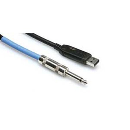 UPC: 0728736043817 | 1/4  Usb Guitar Cable – Usb – 10ft – Hosa Usq-110 (usq110) By FireFold