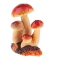 thumbnail image 2 of koolsoo Figurine Mini Champignon Maison Jardin Féerique Terrarium Déco Jaune Rouge B, 2 of 9