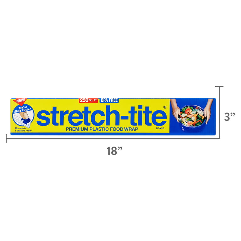 Stretch-Tite Plastic Food Wrap - 500 ft