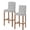 White Dark Gray, variant on Farmhouse Country Bar Stool Covers Set of 2, Black Vintage Trees Rustic French Garden Stretch Bar Chair Covers with Backs, Removable Pub Counter Height Chair Cover for Kitchen Dining Room Cafe