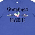 thumbnail image 4 of Inktastic Grandmas Favorite Heart Grandchild Youth T-Shirt, 4 of 5