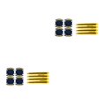 thumbnail image 4 of Goriertaly 8piece Stand Out On Road Stylish And Decorative Car Decoration Sticker Materials yellow 2Set, 4 of 6