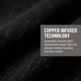 thumbnail image 3 of JQ Copper Diabetic Socks 3-Pair Non-Binding Seamless Orthopedic Socks for Swollen Feet, Edema & Pain Relief for Men & Women Black, 3 of 8