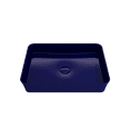 thumbnail image 3 of BOCCHI 1476-010-0125 Sottile Rectangle Vessel Fireclay Sink Cover Sapphire Blue, 3 of 6
