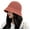 Red Brick, variant on CoCopeaunts Straw Hat for Women Wide Brim Summer Folable Sun Hats Bucket Hat Outdoor Breathable Hollow Beach Hat