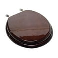 thumbnail image 4 of Walnut Piano Finish Rnd W/Bn Pvd Hng, 4 of 4