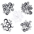 thumbnail image 5 of Women's 9 Pairs Set 14G-00G Ear Gauges Spiral - Long, 1.6-10mm, 5 of 7