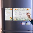 AOOOWER Dry Erase Weekly Planner Board for Fridge with 6pcs